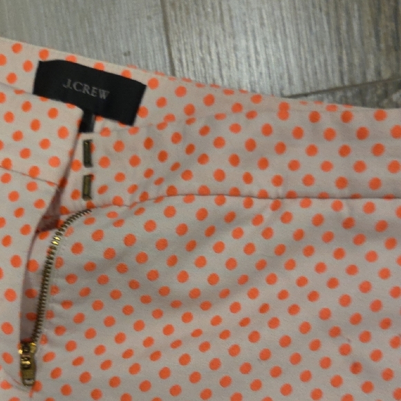 J. Crew High Waist Orange Shorts - Picture 2 of 5